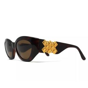 VERSACE Medusa Brown Sunglasses Mod 420/D Col 900
